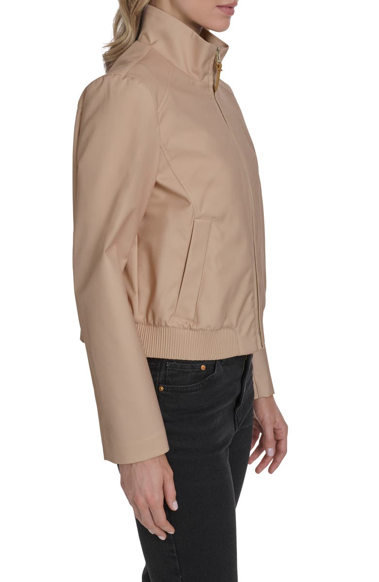 Cole Haan Signature Bomber Rain Jacket, Alternate, color, Light Sand