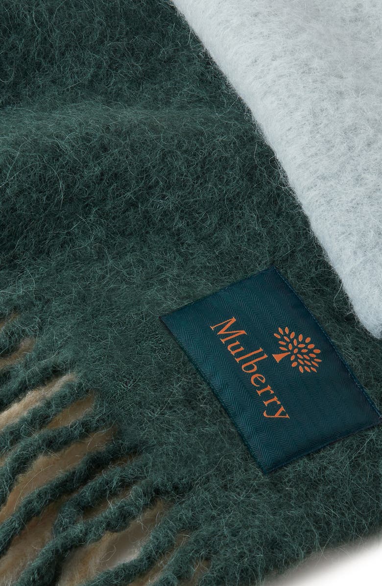 Mulberry Ombré Alpaca Blend Scarf, Alternate, color,