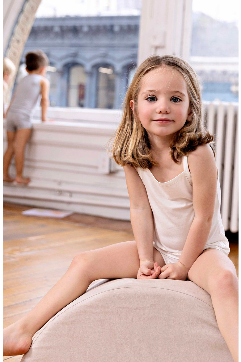 Cotton Girl Set, Alternate, color, White