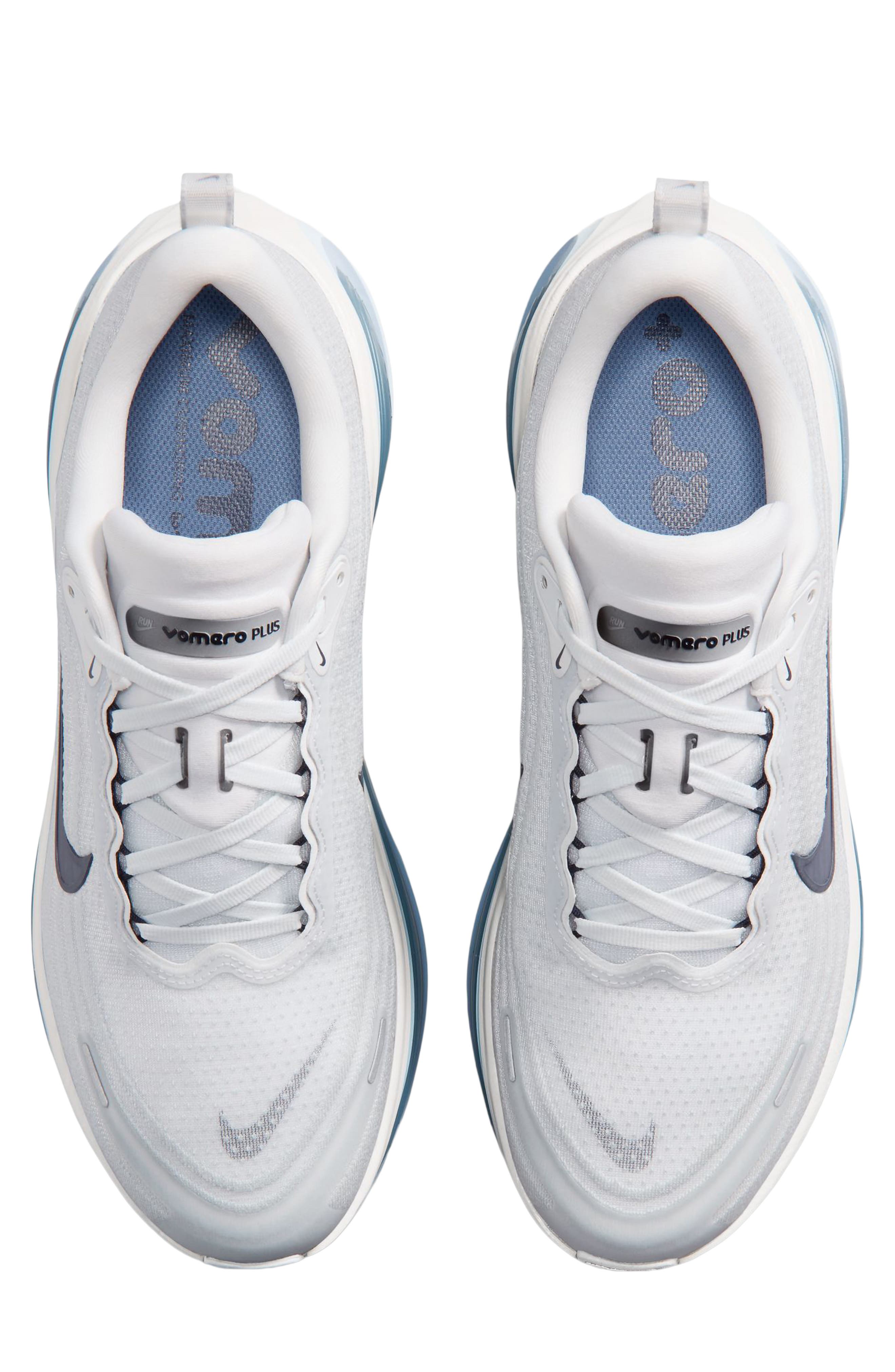 Vomero Plus Running Shoe, Alternate, color, 111 OFFWHT/OBSIDN