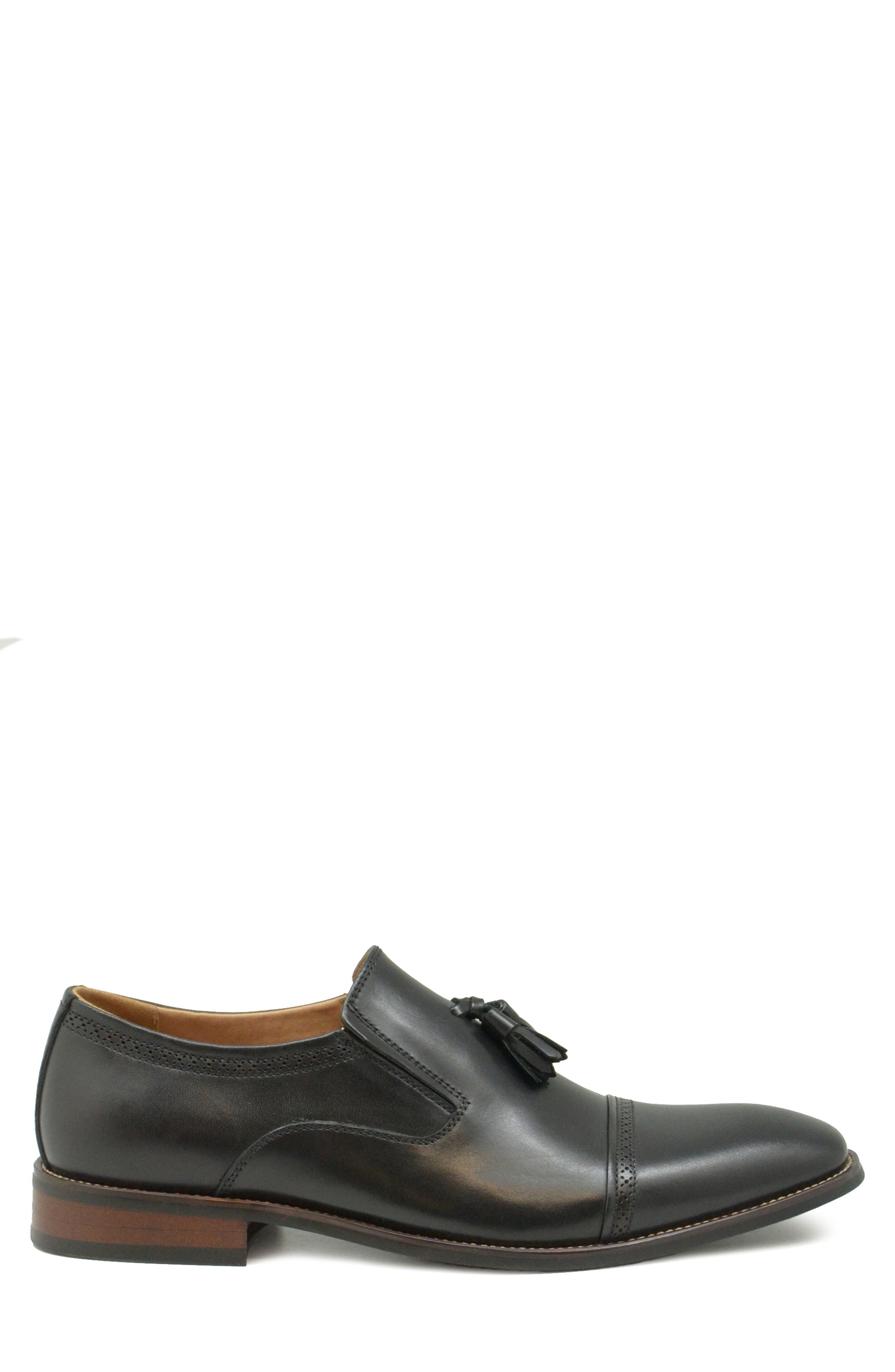 La Milano Tobias Tassel Loafer, Alternate, color, Black