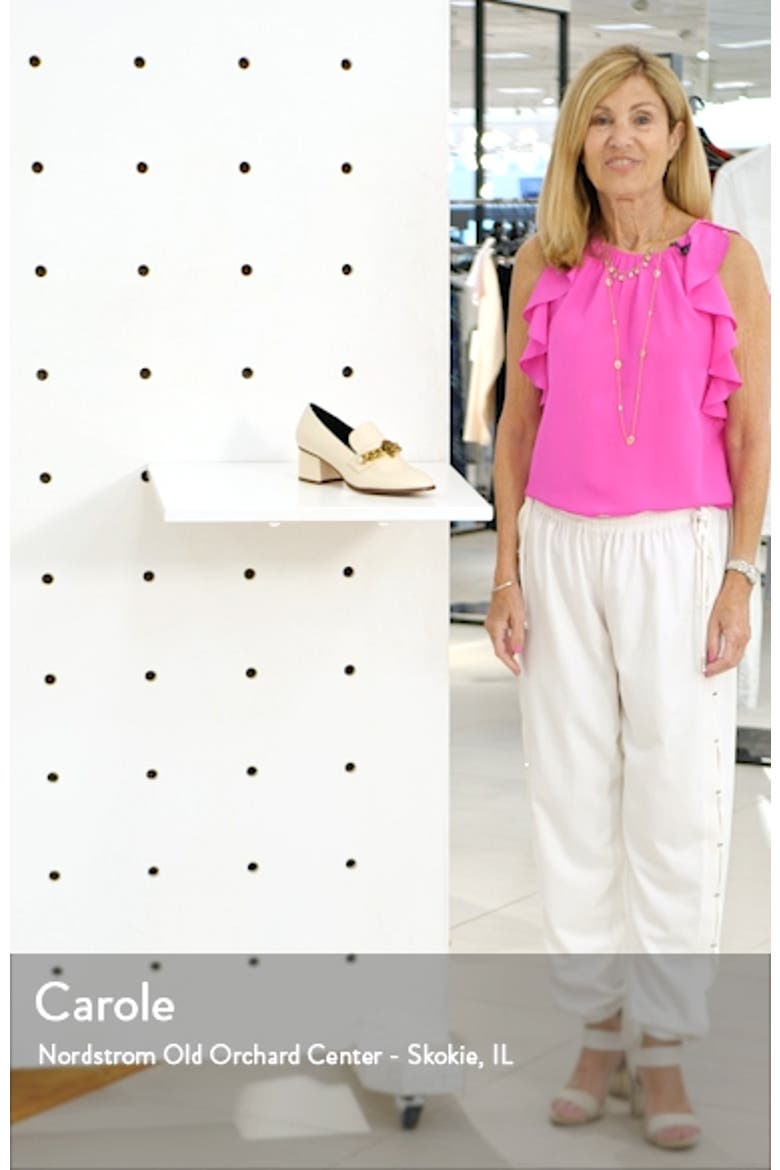 Block Heel Loafer Pump video