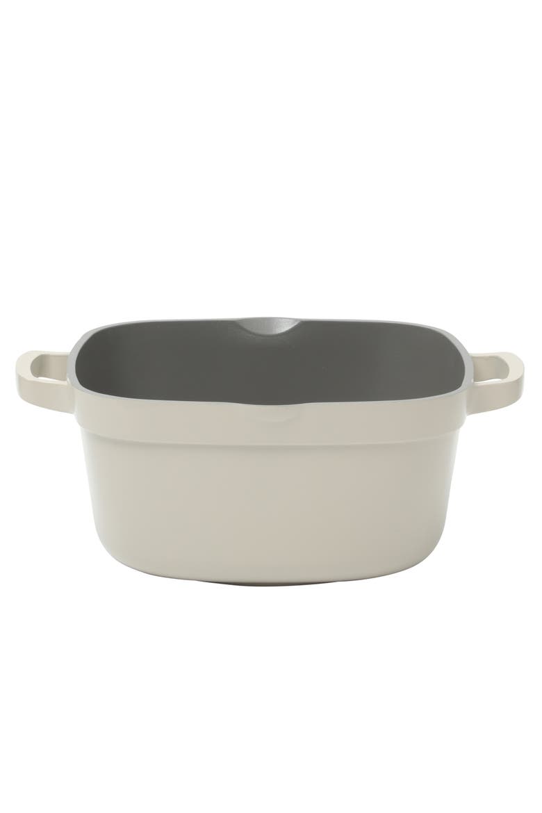Northvale Lightweight Cast Aluminum Dutch Oven with Lid, Alternate, color, Matte Linen