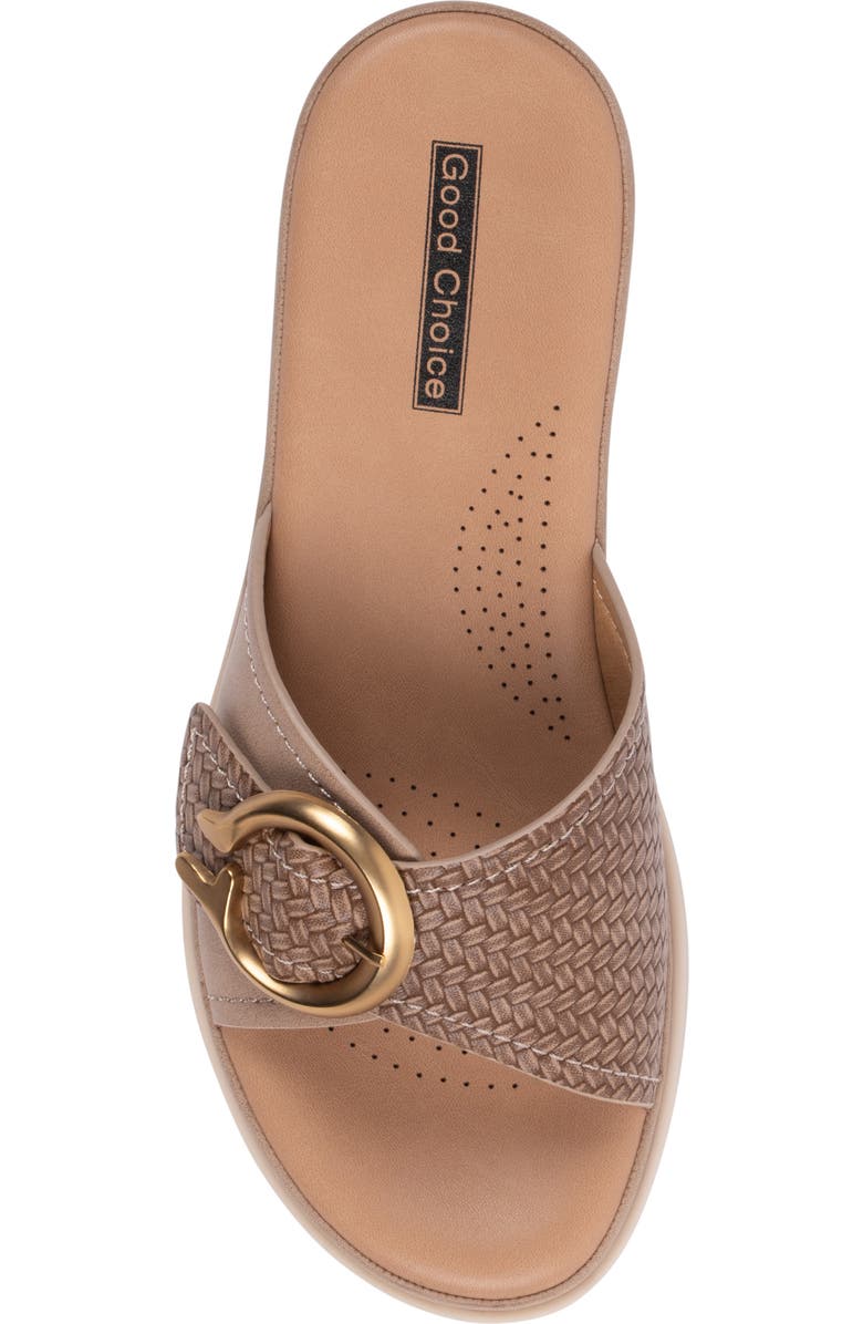 GOOD CHOICE NEW YORK Raine Slide Sandal, Alternate, color, Taupe