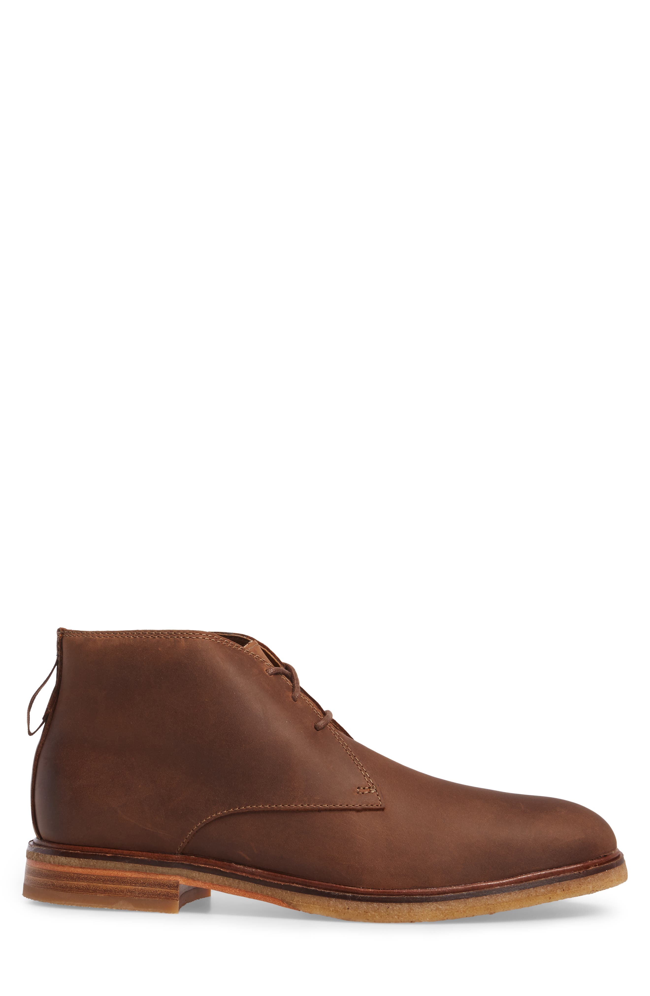 Clarkdale Chukka Boot, Alternate, color, DARK TAN LEATHER