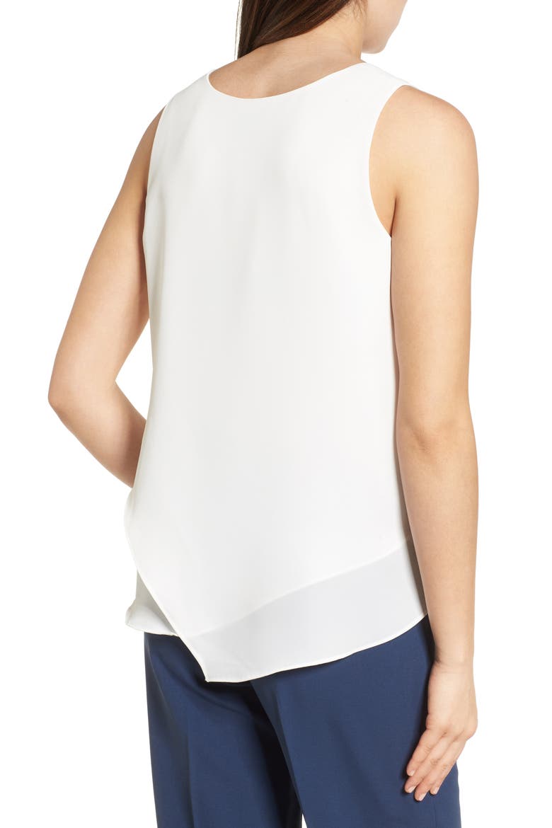 Promenade Asymmetrical Double Layer Tank, Alternate, color, PAPER WHITE