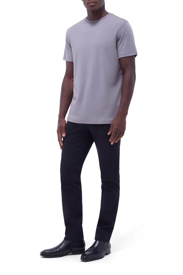 Hank Solid Pima Cotton T-Shirt, Alternate, color, ZINC