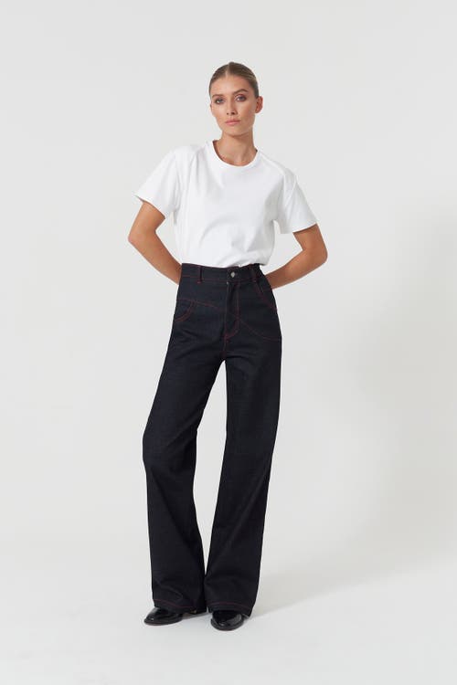 Jendue J Logo Oversize  Basic T-shirt In White