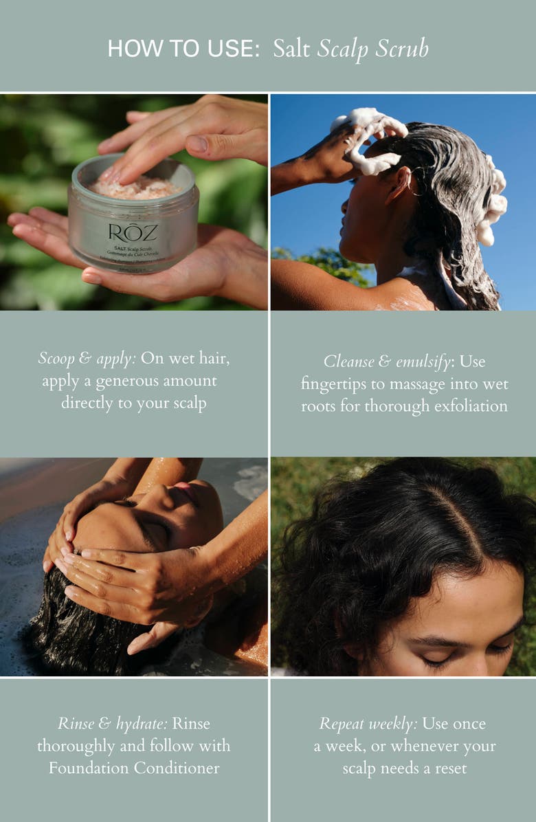 ROZ Salt Scalp Scrub, Alternate, color,