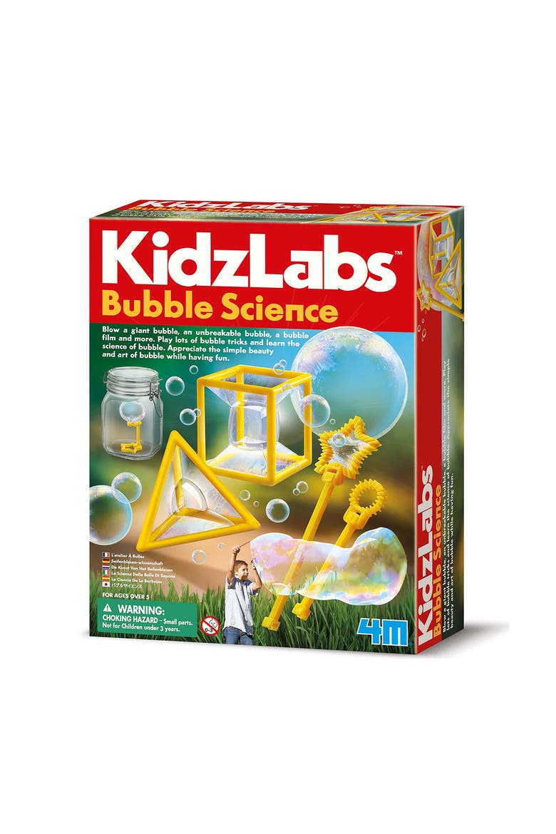 KidzLabs, Bubble Science, DIY Experiment Kit, Create Solutions, Kids 5+, Main, color, Multicolored