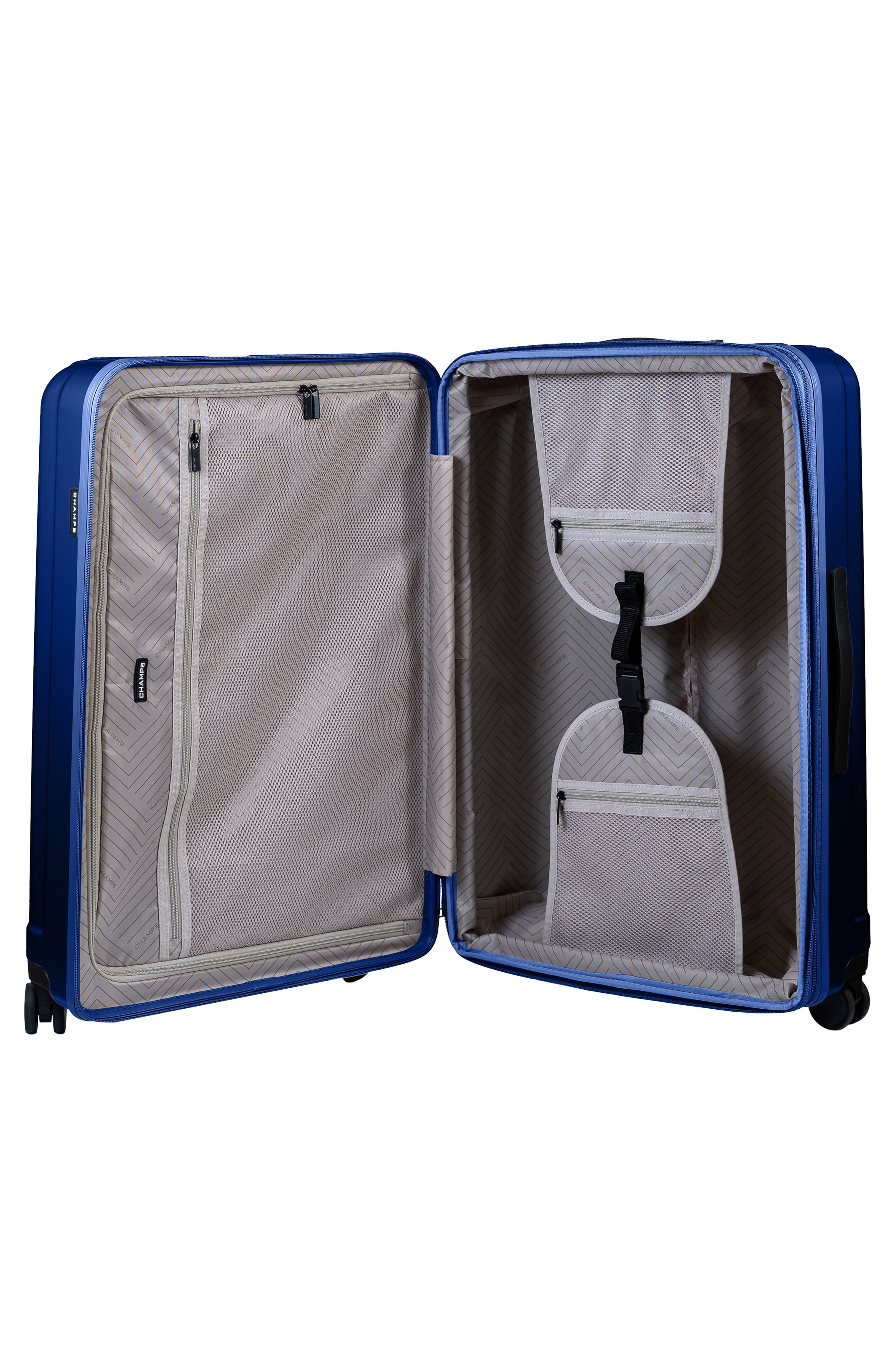 CHAMPS Marquis 3-Piece Hardside Luggage Set, Alternate, color, Navy