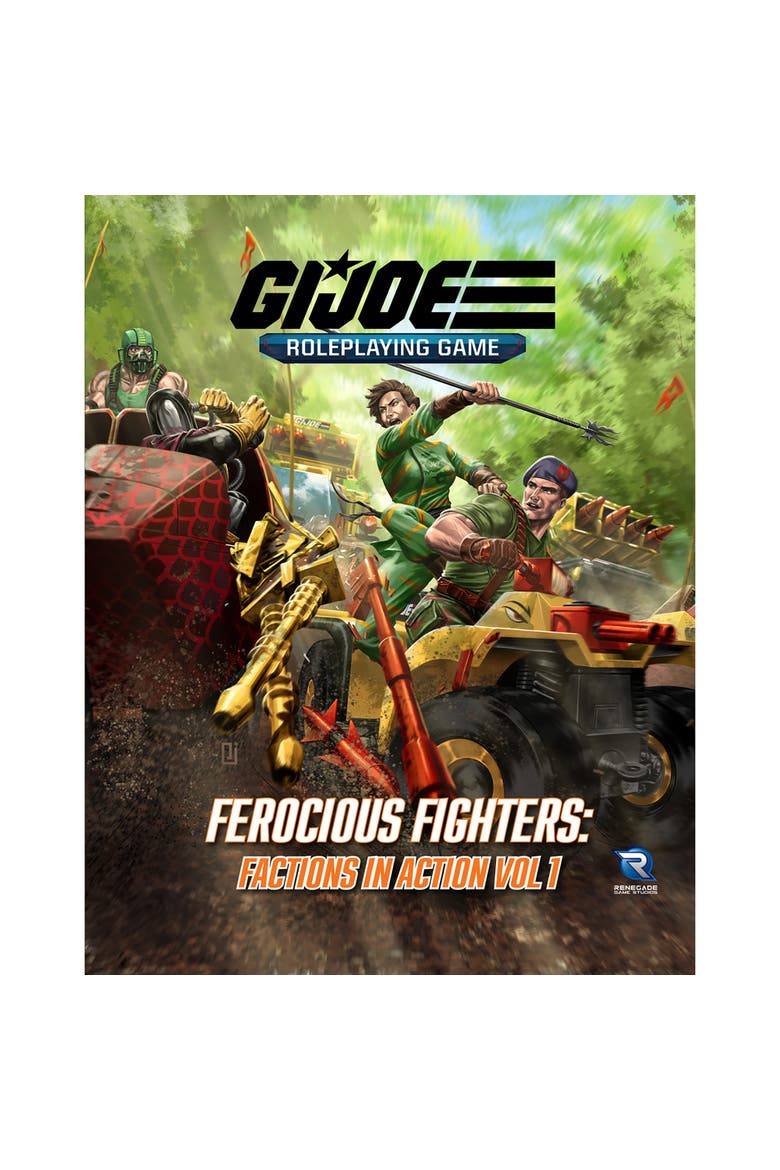 G.I. JOE RPG Ferocious Fighters Factions in Action Vol. 1 Hardcover Sourcebook, Alternate, color, Multicolored