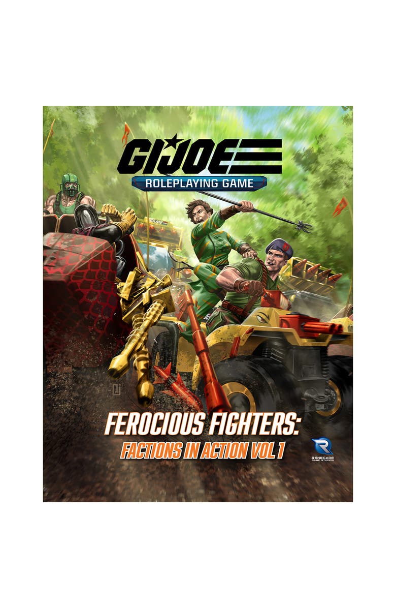 Renegade Game Studios G.I. JOE RPG Ferocious Fighters Factions in Action Vol. 1 Hardcover Sourcebook, Alternate, color, 
