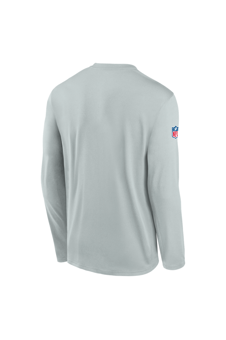 Men's Nike  Silver Detroit Lions 2026 Rivalries Collection Sideline Legend Long Sleeve T-Shirt, Alternate, color, Silver