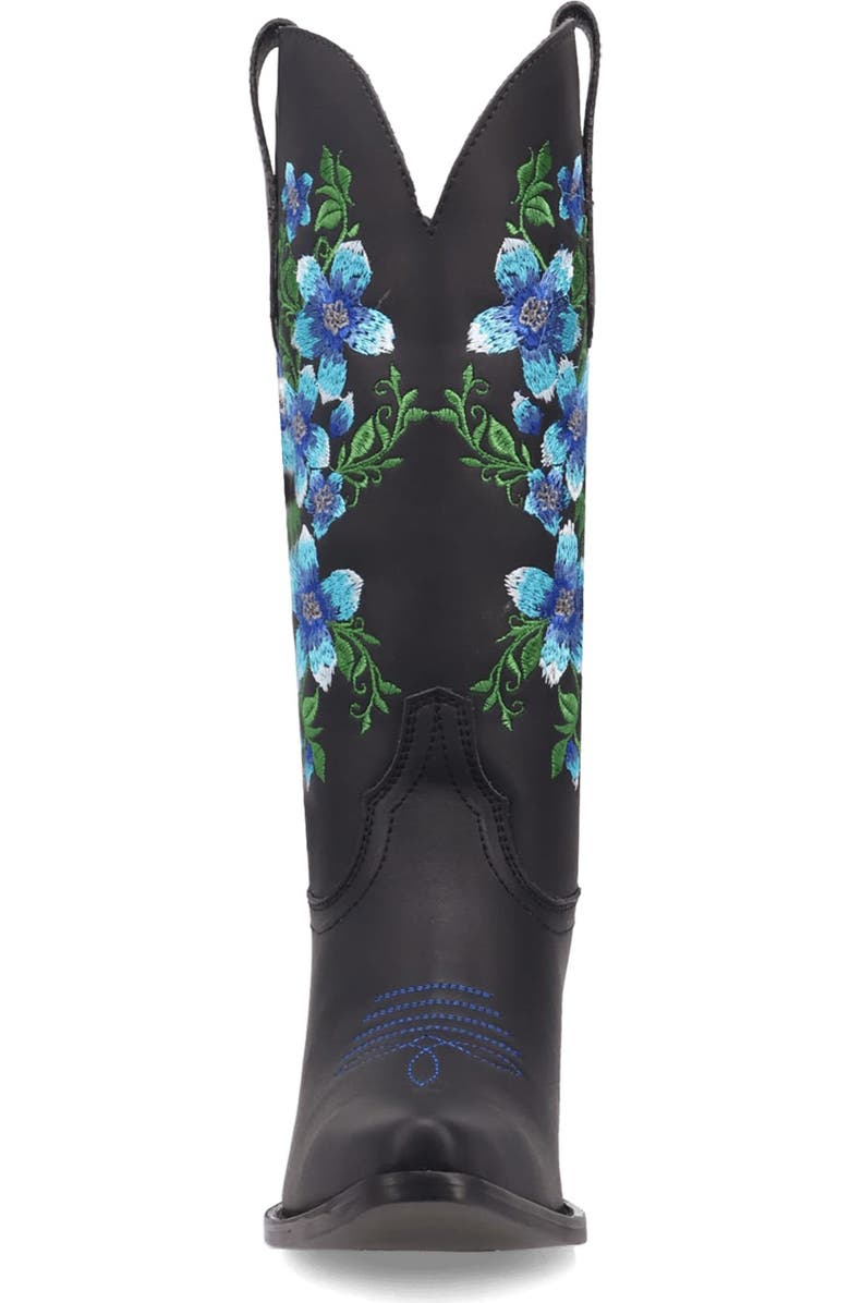 Dingo Posie Knee High Western Boot, Alternate, color, Black