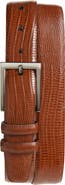 Torino Lizard Embossed Calfskin Leather Belt