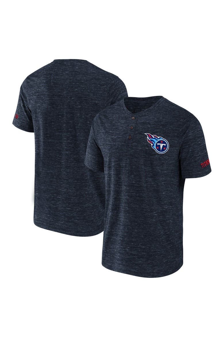 Men's NFL x Darius Rucker Collection by Fanatics Navy Tennessee Titans Slub Henley T-Shirt, Main, color, Navy