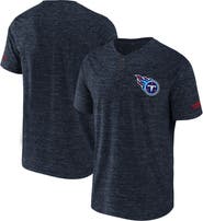 NFL X DARIUS RUCKER Men's NFL x Darius Rucker Collection by Fanatics Navy Tennessee Titans Slub Henley T-Shirt