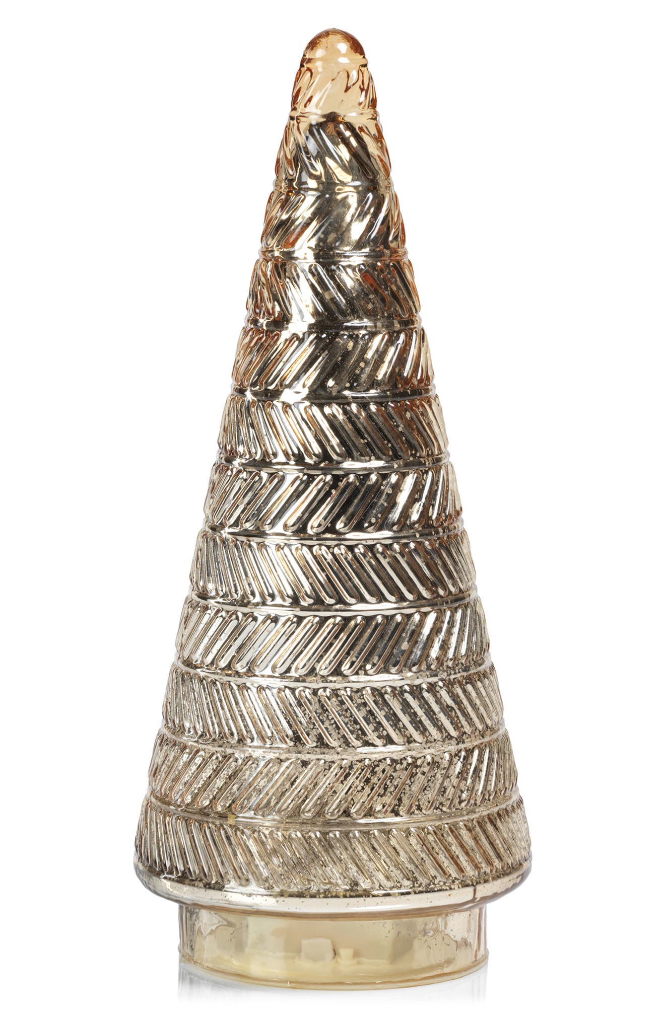 Zodax Stella 14-Inch Antique Glass Illuminated Tree