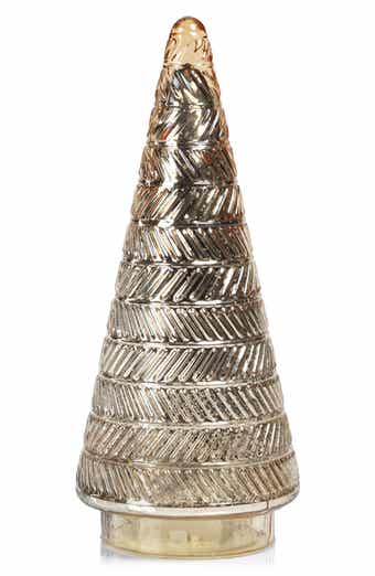 Zodax Stella 14-Inch Antique Glass Illuminated Tree