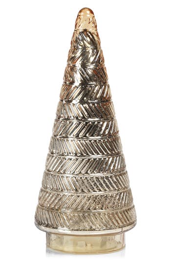 Zodax Stella 14-inch Antique Glass Illuminated Tree In Gold