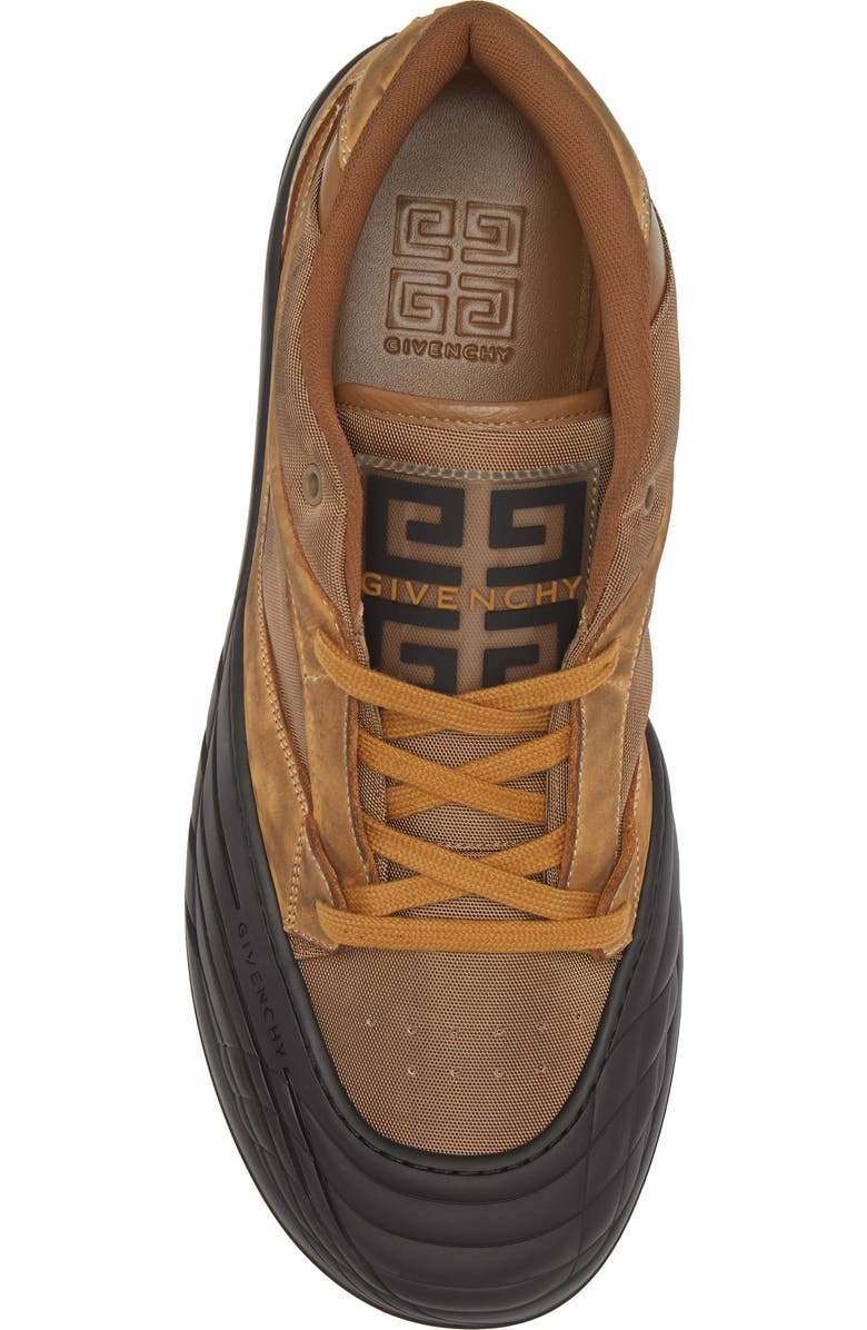 Givenchy Show Line Mid Top Skate Sneaker, Alternate, color, Beige