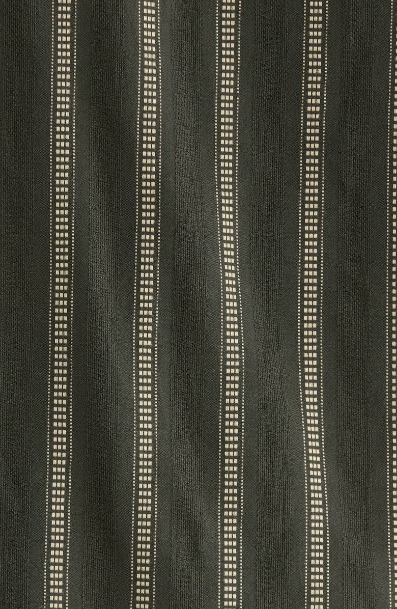 Roark Crosswinds Short Sleeve Cotton Blend Dobby Button-Up Shirt, Alternate, color, Onyx