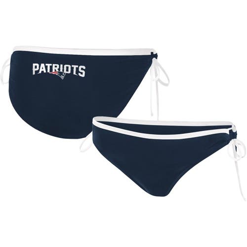 G-iii 4her By Carl Banks Navy New England Patriots Perfect Match Bikini Bottom In Navy
