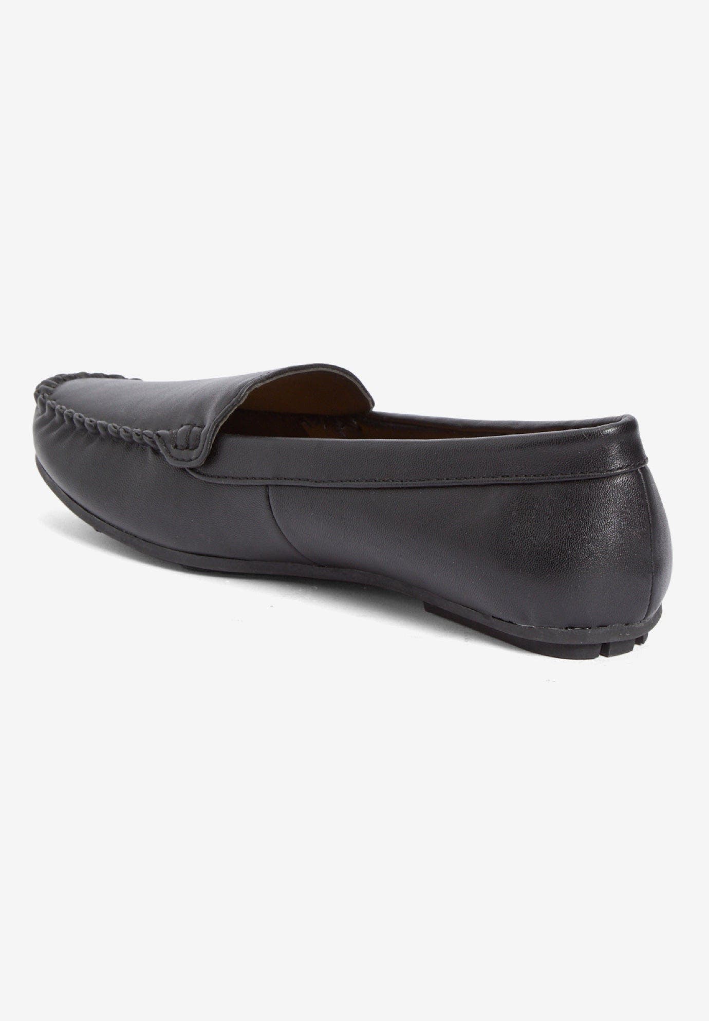 Comfortview The Milena Slip On Flat, Alternate, color, Black