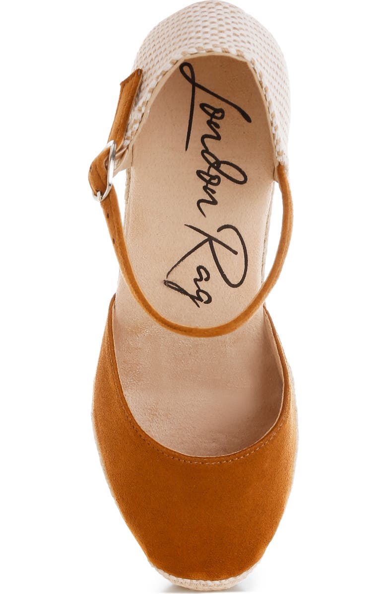 LONDON RAG Anglong Espadrille Wedge Sandal, Alternate, color, Tan