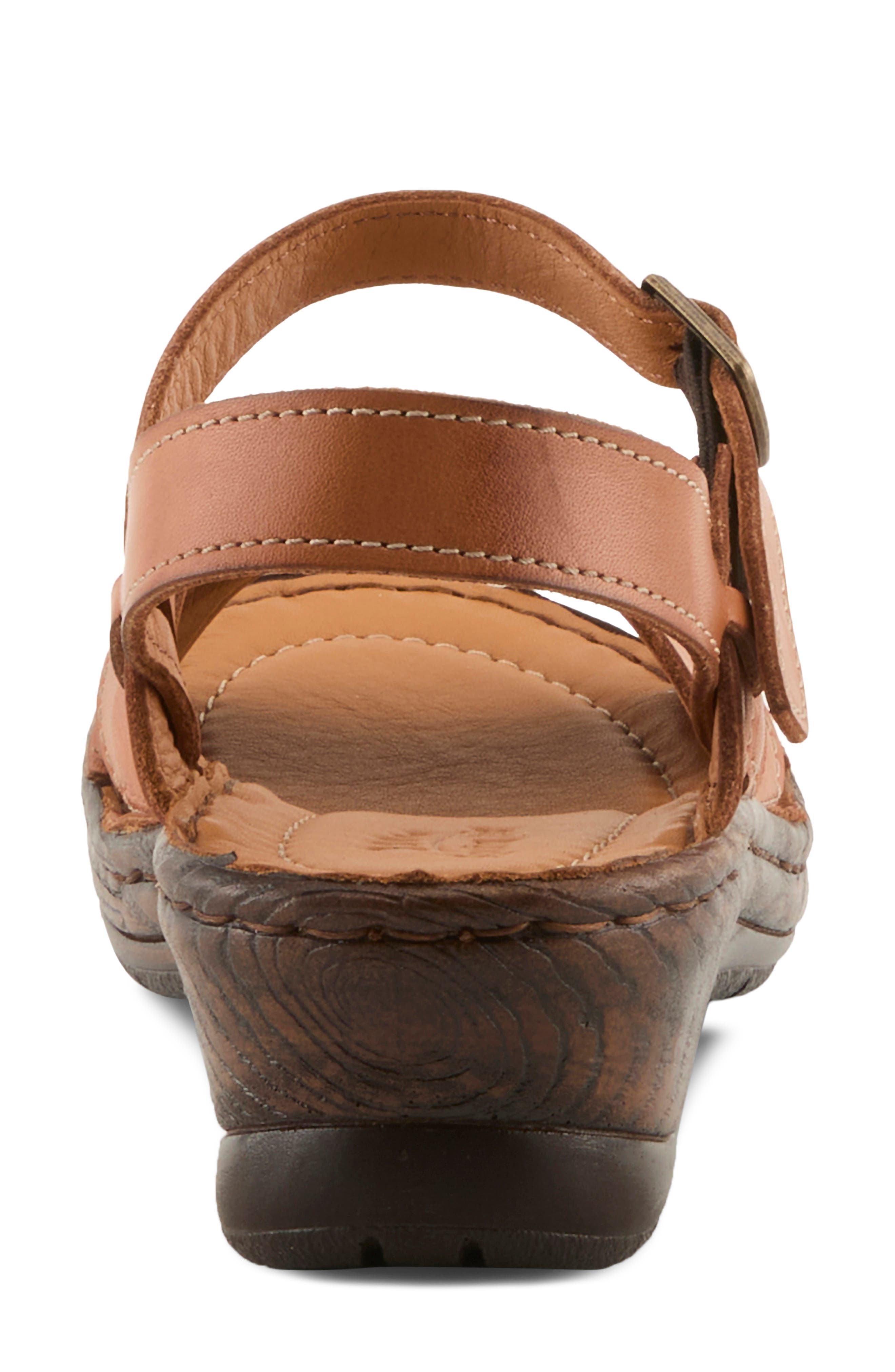 Spring Step Amareza Ankle Strap Sandal, Alternate, color, Camel