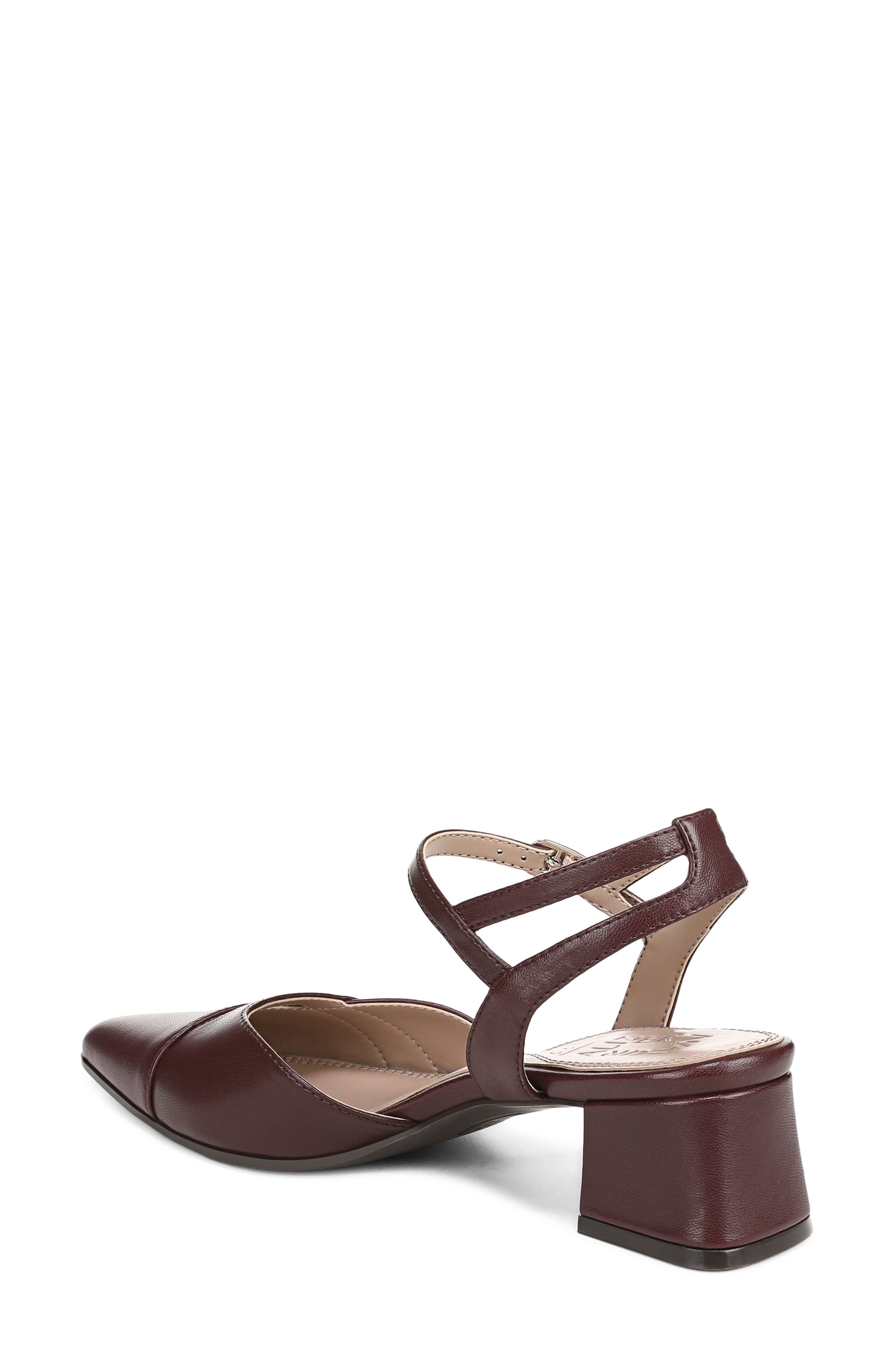 Merritt Slingback Pointed Toe Pump, Alternate, color, MERLOT RED LEATHER