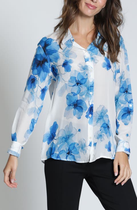 Print Button-Up Shirt