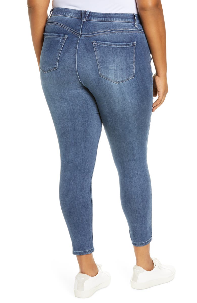 Wit & Wisdom 'Ab'Solution Luxe Touch High Waist Skinny Jeans, Alternate, color, 