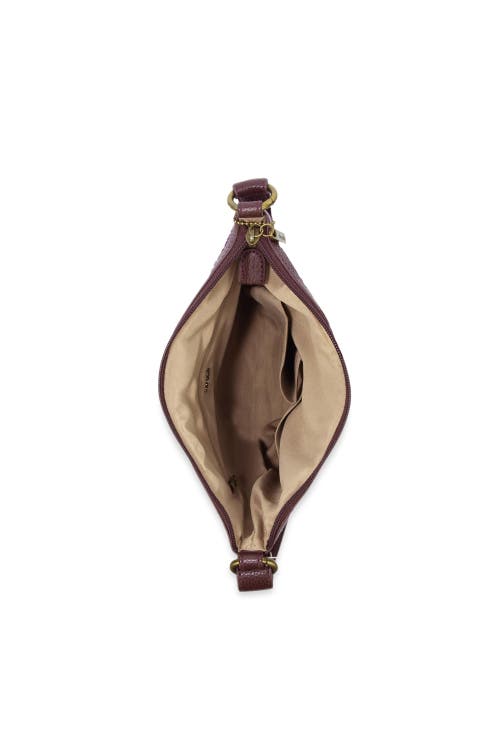 The Sak Lucia Crossbody Hand Crochet Bag In Burgundy