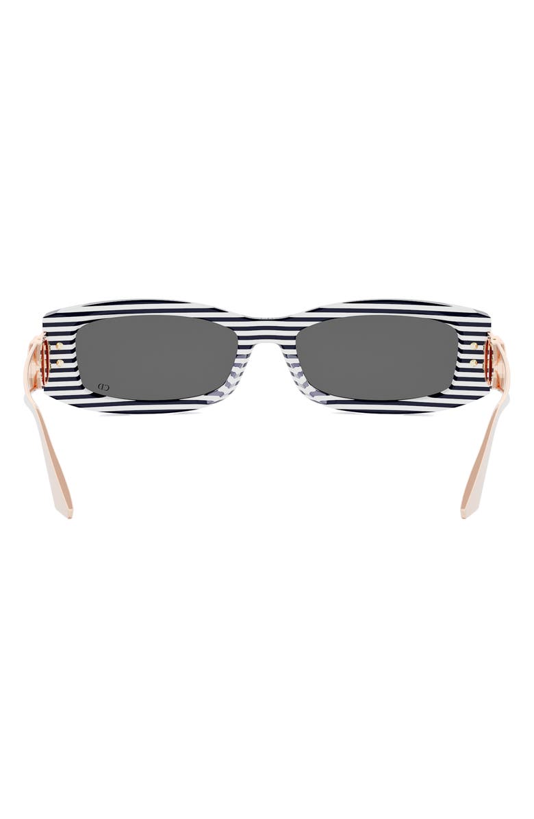 DIOR 30Montaigne S14I 54mm Rectangular Sunglasses, Alternate, color, Blue/ Other / Gradient Smoke