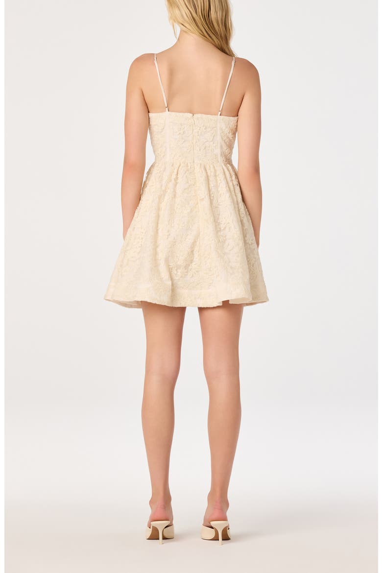 Natalya Embroidered Lace Cotton Blend Minidress, Alternate, color, CREAM
