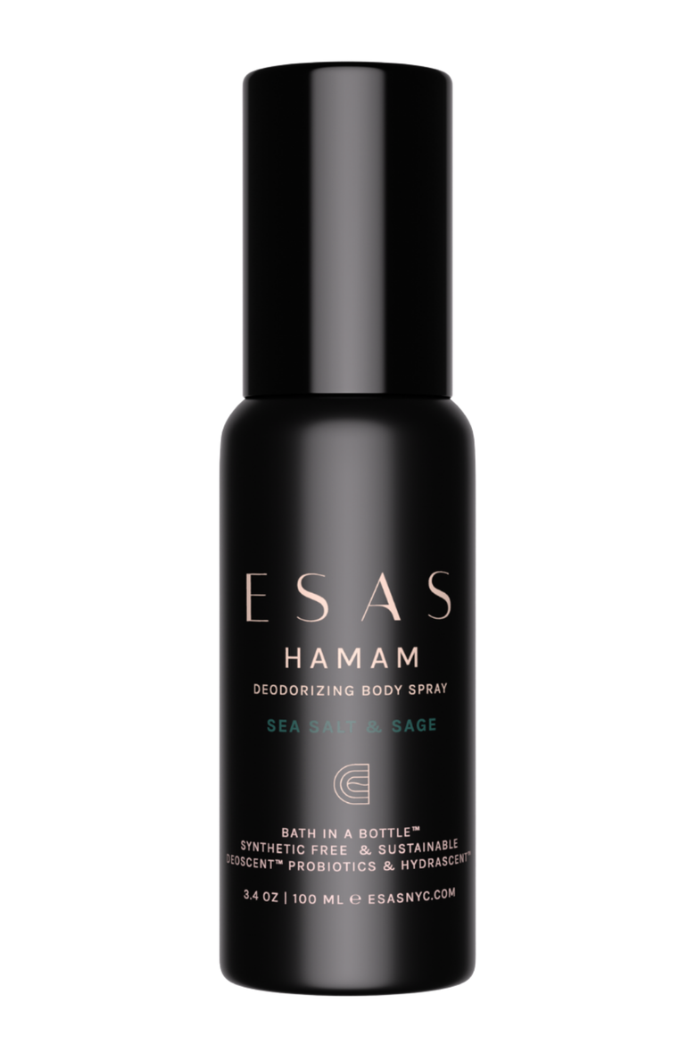 Sea Salt & Sage Hamam Organic Deo Body Spray - Salty Greens & Vetiver, Main, color, 3.4 oz