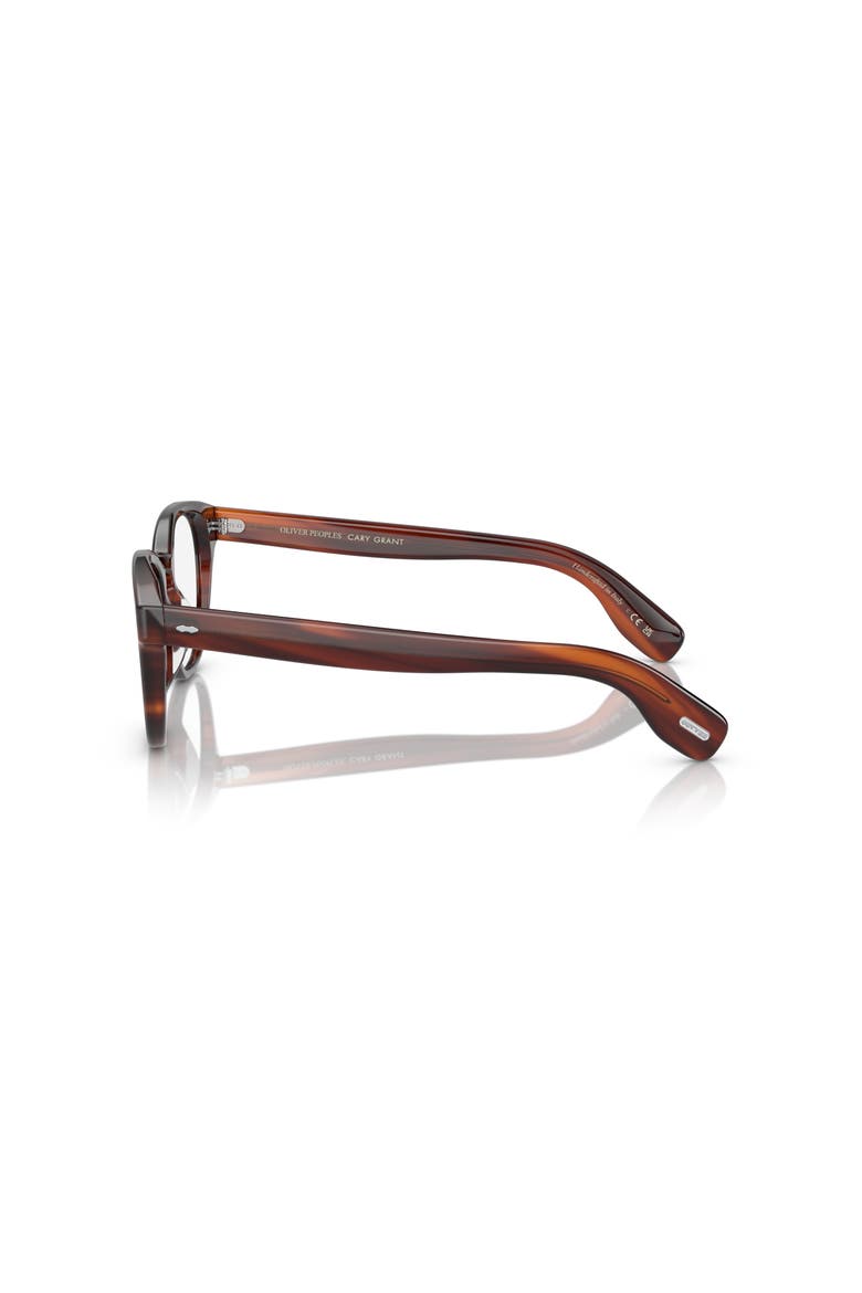 50mm Round optical glasses, Alternate, color, Tortoise
