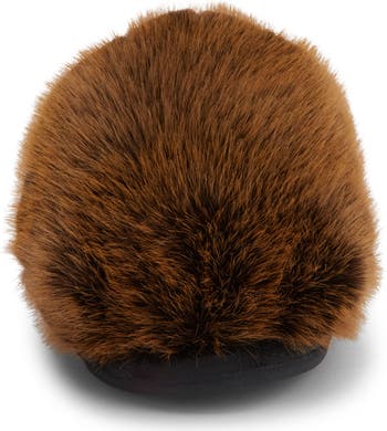 Poof Faux Fur Slipper