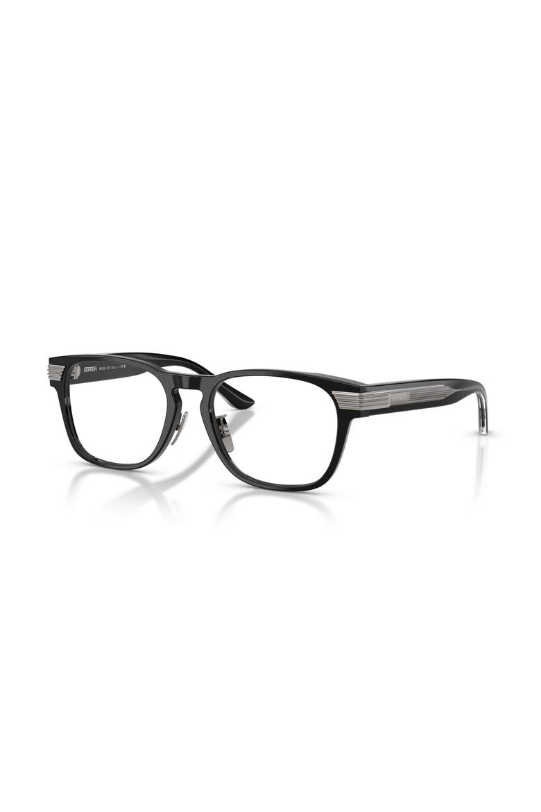 54mm Rectangle optical glasses, Main, color, Black