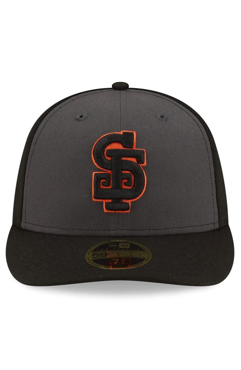 New Era Men's New Era  Gray/Black San Francisco Giants Authentic Collection Alternate Low Profile 59FIFTY Fitted Hat, Alternate, color, Gray