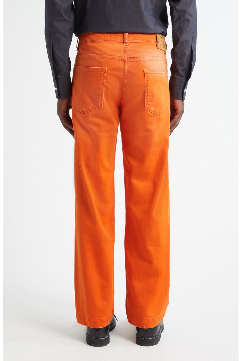Oceano Distressed Regular Fit Jeans, Alternate, color, ORANGE