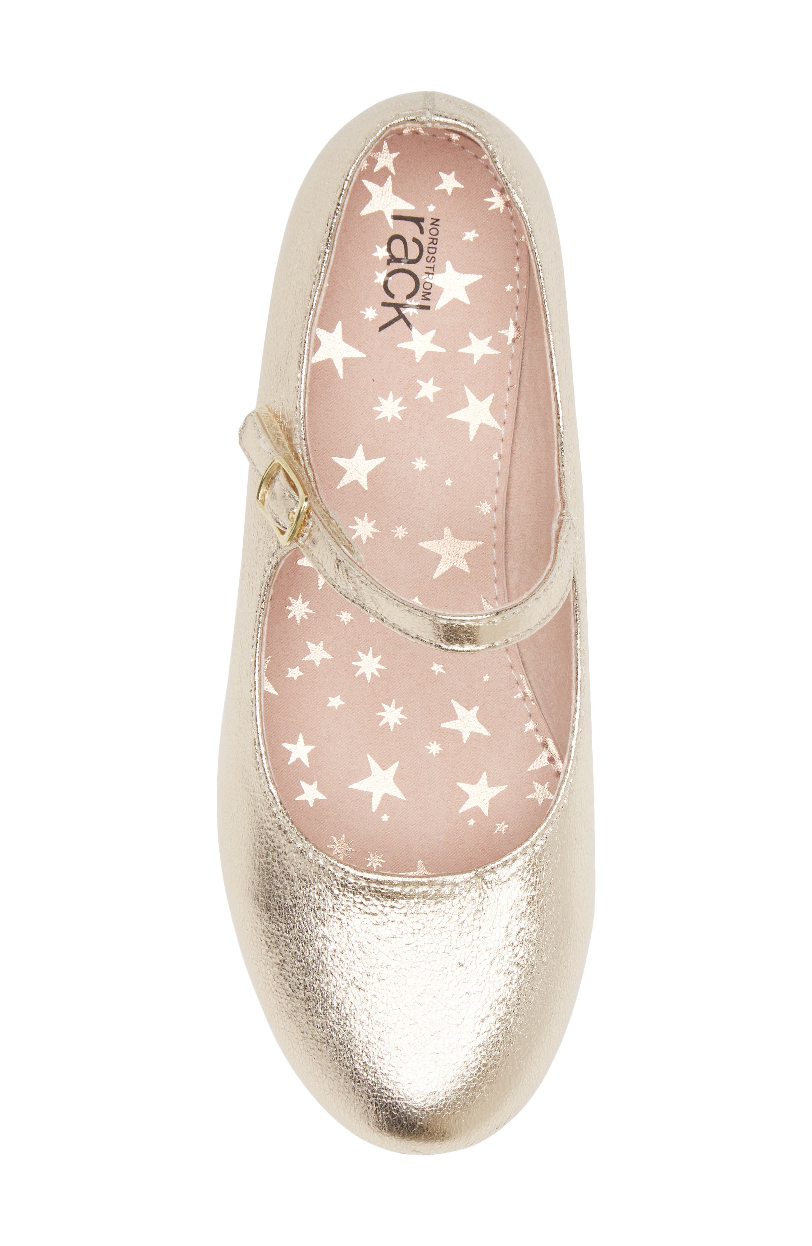 Kids' Lexi Dress Mary Jane Flat, Alternate, color, GOLD SHIMMER