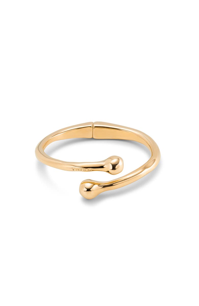 UNODE50 Rigid Bangle with Inner Spring, Main, color, Gold