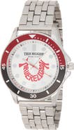 True Religion Round Two-Tone Bezel Watch, 43mm