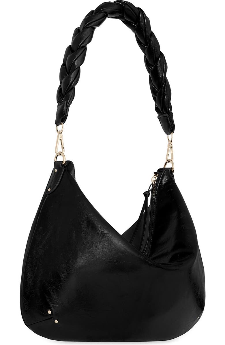 Rebecca Minkoff Eldridge Braided Handle Shoulder Bag, Alternate, color,