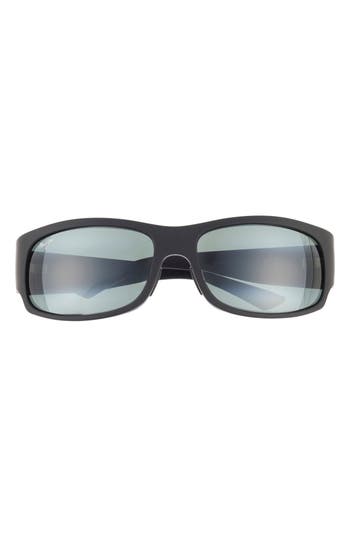 Maui Jim Longboard 61mm Polarized Rectangular Sunglasses