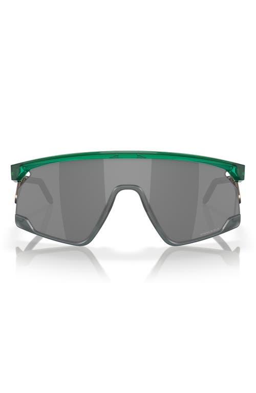 Oakley Bxtr 39mm Polarized Rectangular Sunglasses In Black