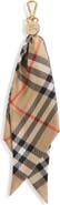 Burberry Check Silk Scarf Bag Charm